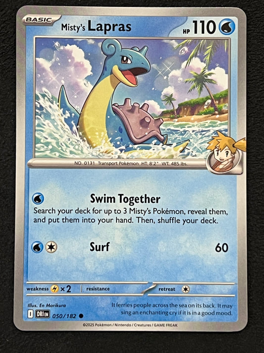 050/182 Misty’s Lapras - Pokémon Destined Rivals Common