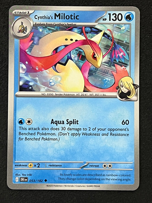 053/182 Cynthia’s Milotic - Pokémon Destined Rivals Uncommon