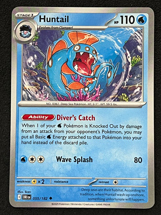 055/182 Huntail - Pokémon Destined Rivals Uncommon