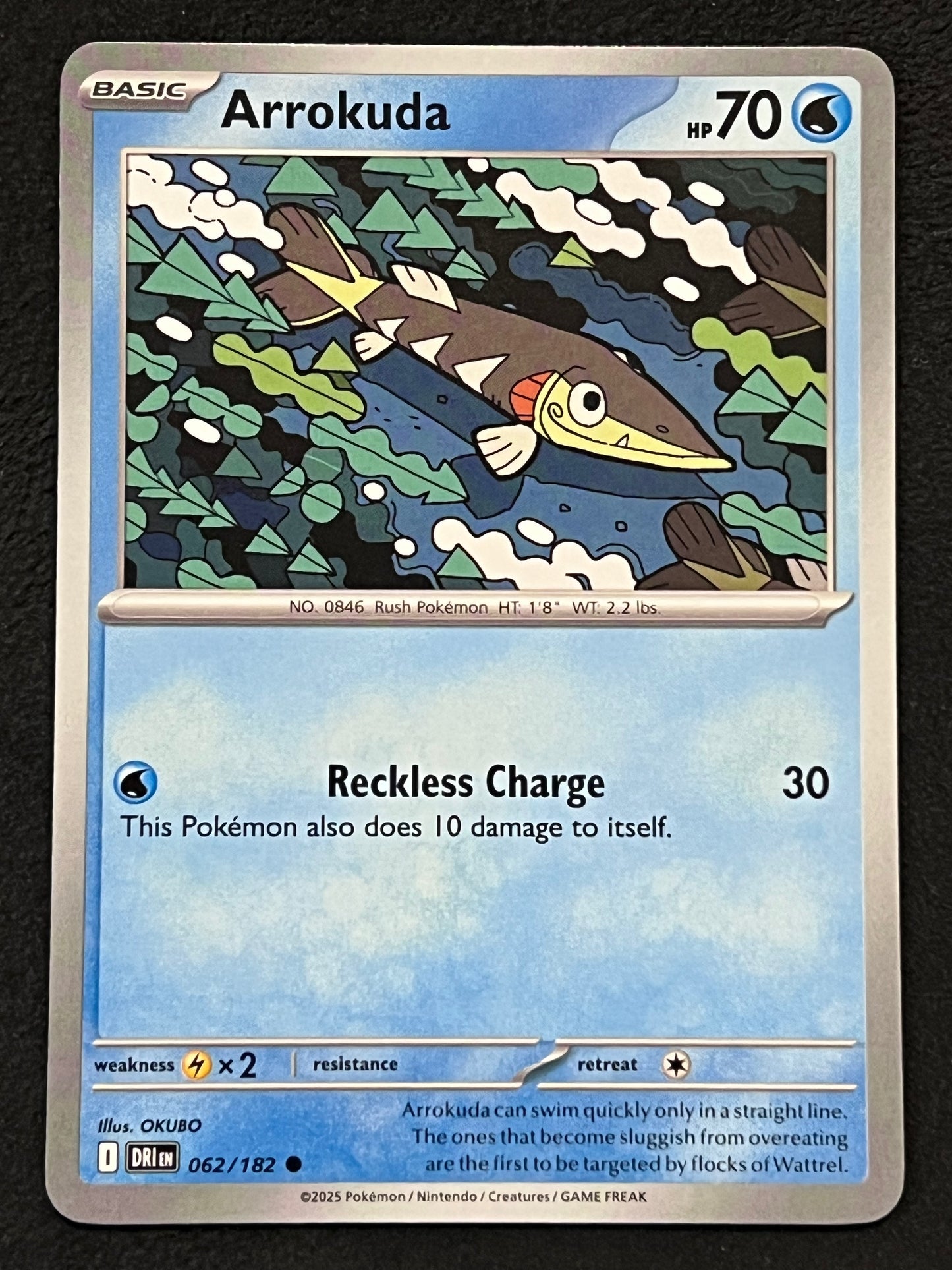 062/182 Arrokuda - Pokémon Destined Rivals Common