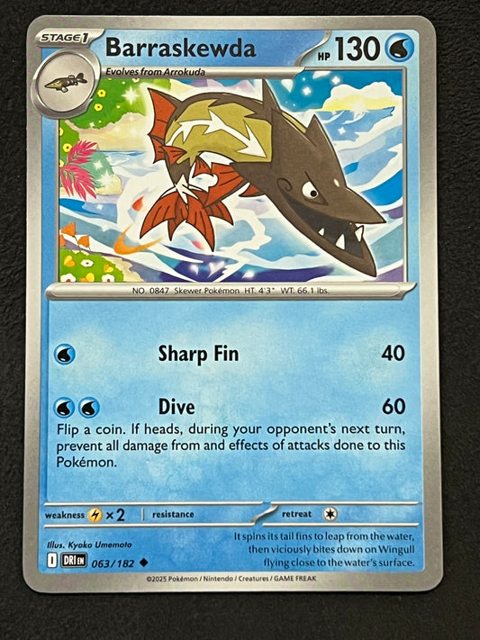 063/182 Barraskewda - Pokémon Destined Rivals Uncommon