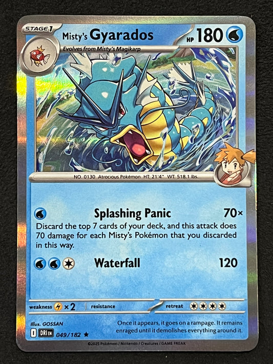 049/182 Misty’s Gyarados - Pokémon Destined Rivals Rare Holo