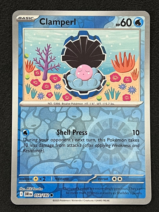 054/182 Clamperl - Pokémon Destined Rivals Common Reverse
