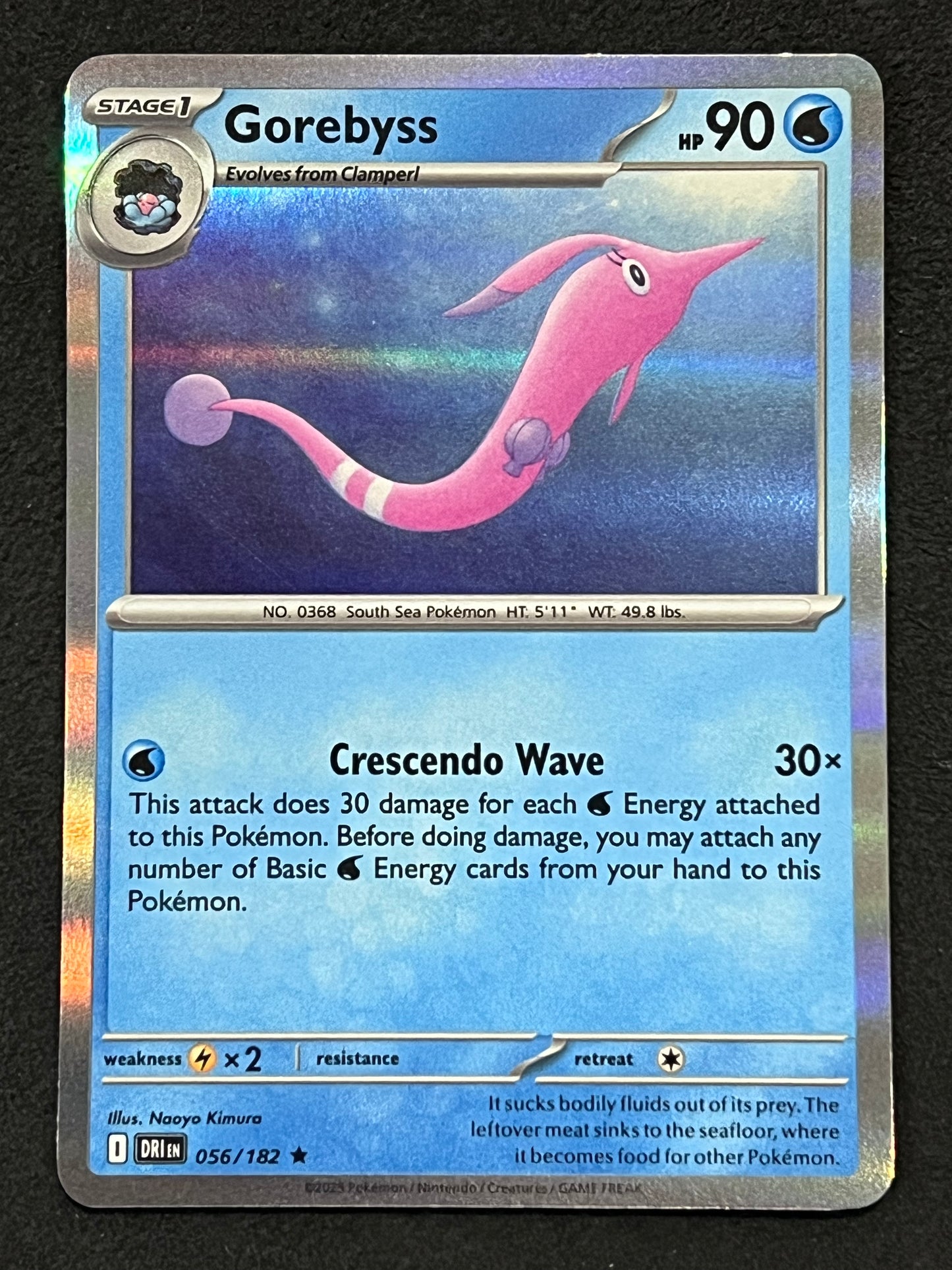 056/182 Gorebyss - Pokémon Destined Rivals Rare Holo