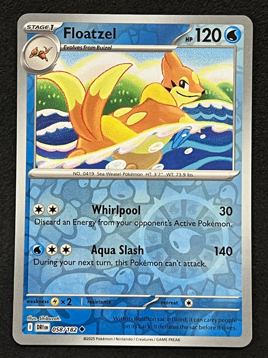 058/182 Floatzel - Pokémon Destined Rivals Uncommon Reverse