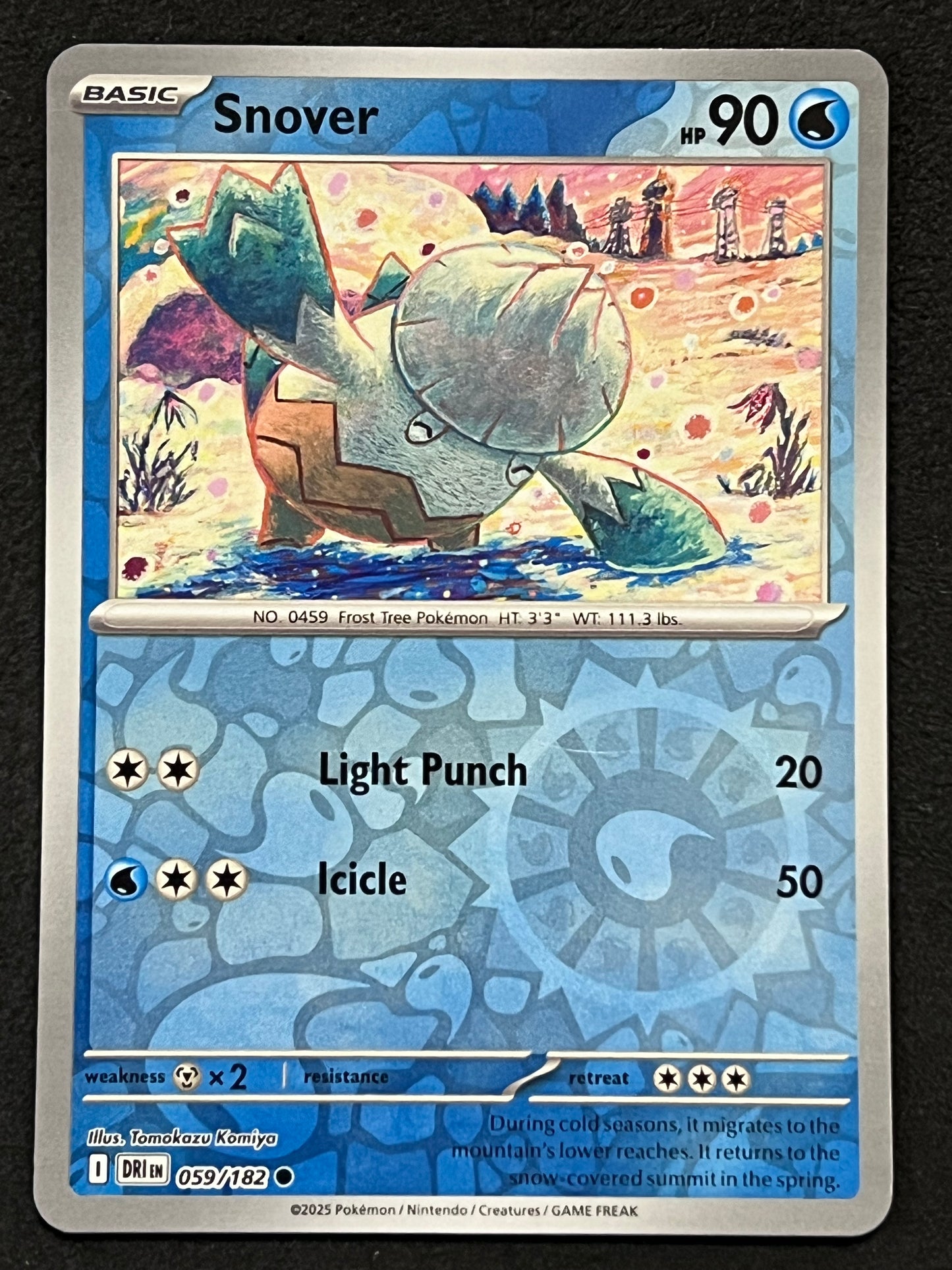 059/182 Snover - Pokémon Destined Rivals Common Reverse