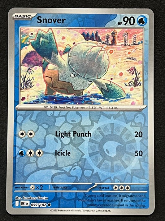 059/182 Snover - Pokémon Destined Rivals Common Reverse