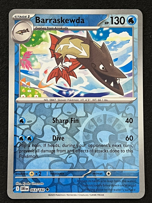 063/182 Barraskewda - Pokémon Destined Rivals Uncommon Reverse