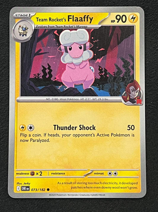 073/182 Team Rocket’s Flaaffy - Pokémon Destined Rivals Common