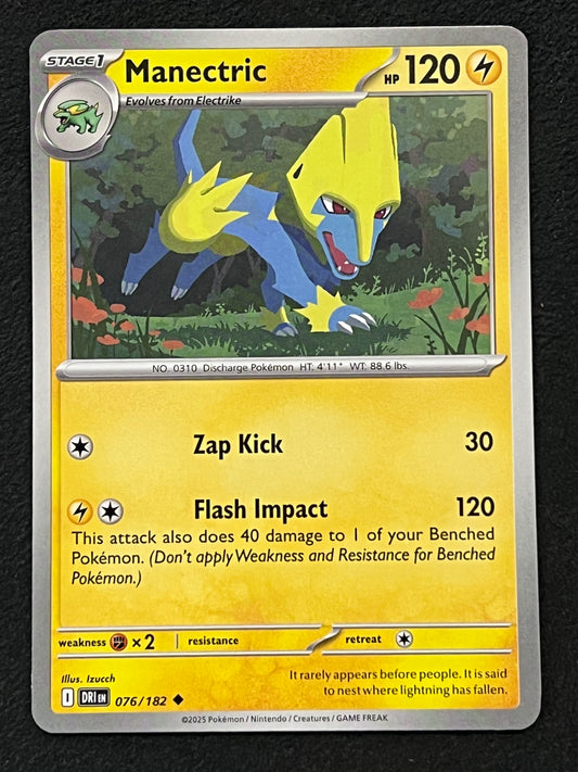 076/182 Manectric - Pokémon Destined Rivals Uncommon
