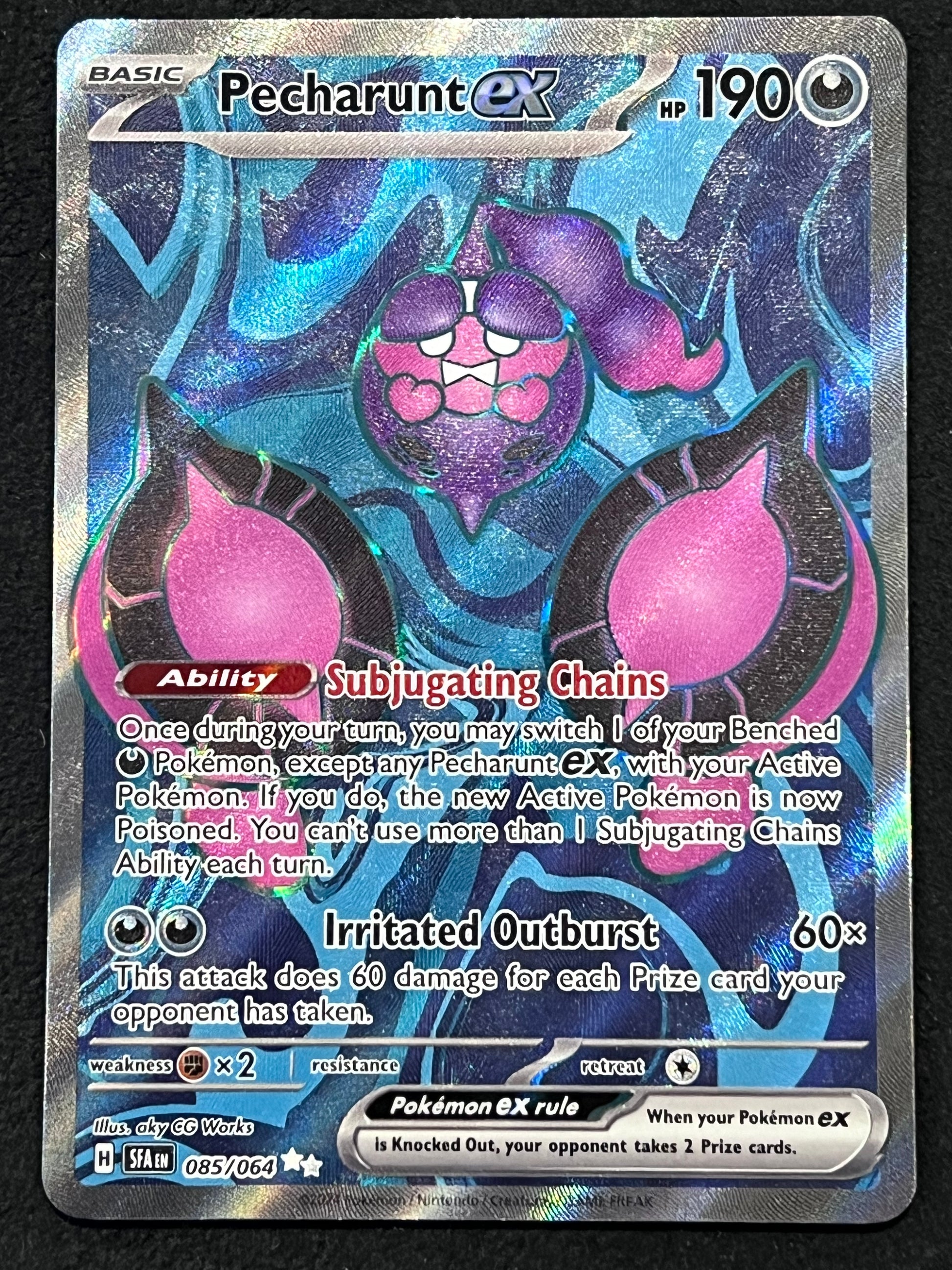 085/064 Pecharunt Ex - Pokmon Shrouded Fable Ultra Rare Jarvvos 085/064 Pecharunt Ex - Pokmon Shrouded Fable Ultra Rare Jarvvos