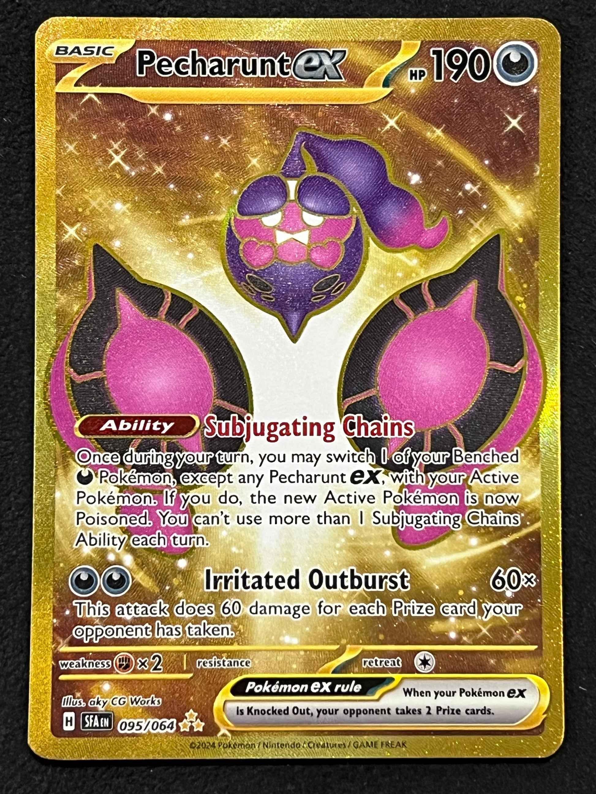 Full Art Pokemon Pecharunt Ex (Shrouded Fable 085/064) - TCG Collector Shrouded Fable Ultra Rare Full Art Pokemon Pecharunt Ex (Shrouded Fable 085/064) - TCG Collector Shrouded Fable Ultra Rare