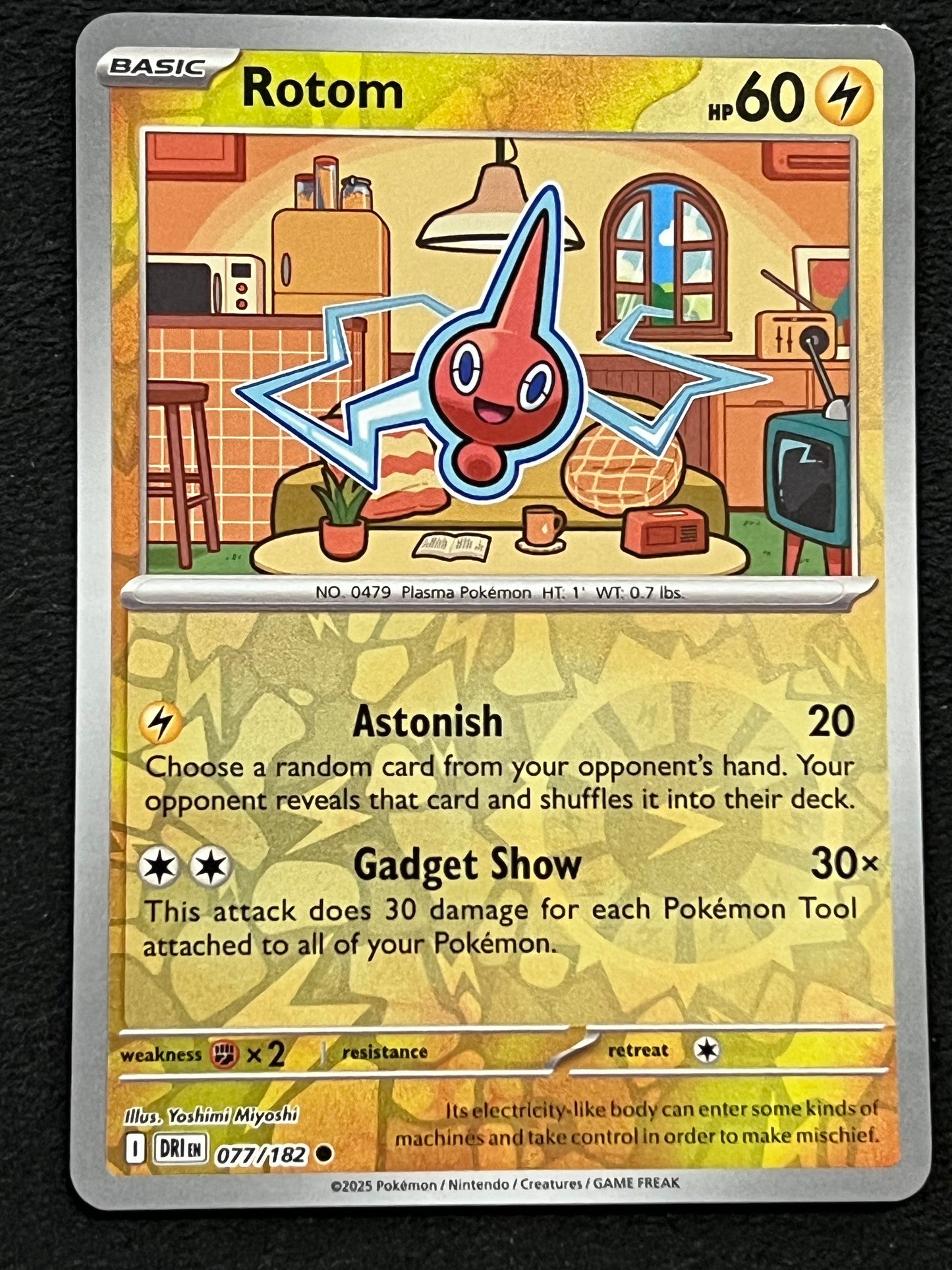 077/182 Rotom - Pokémon Destined Rivals Common Reverse