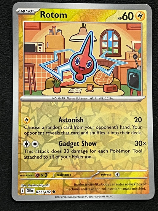 077/182 Rotom - Pokémon Destined Rivals Common Reverse