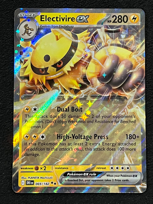 069/182 Electivire Ex - Pokémon Destined Rivals Double Rare