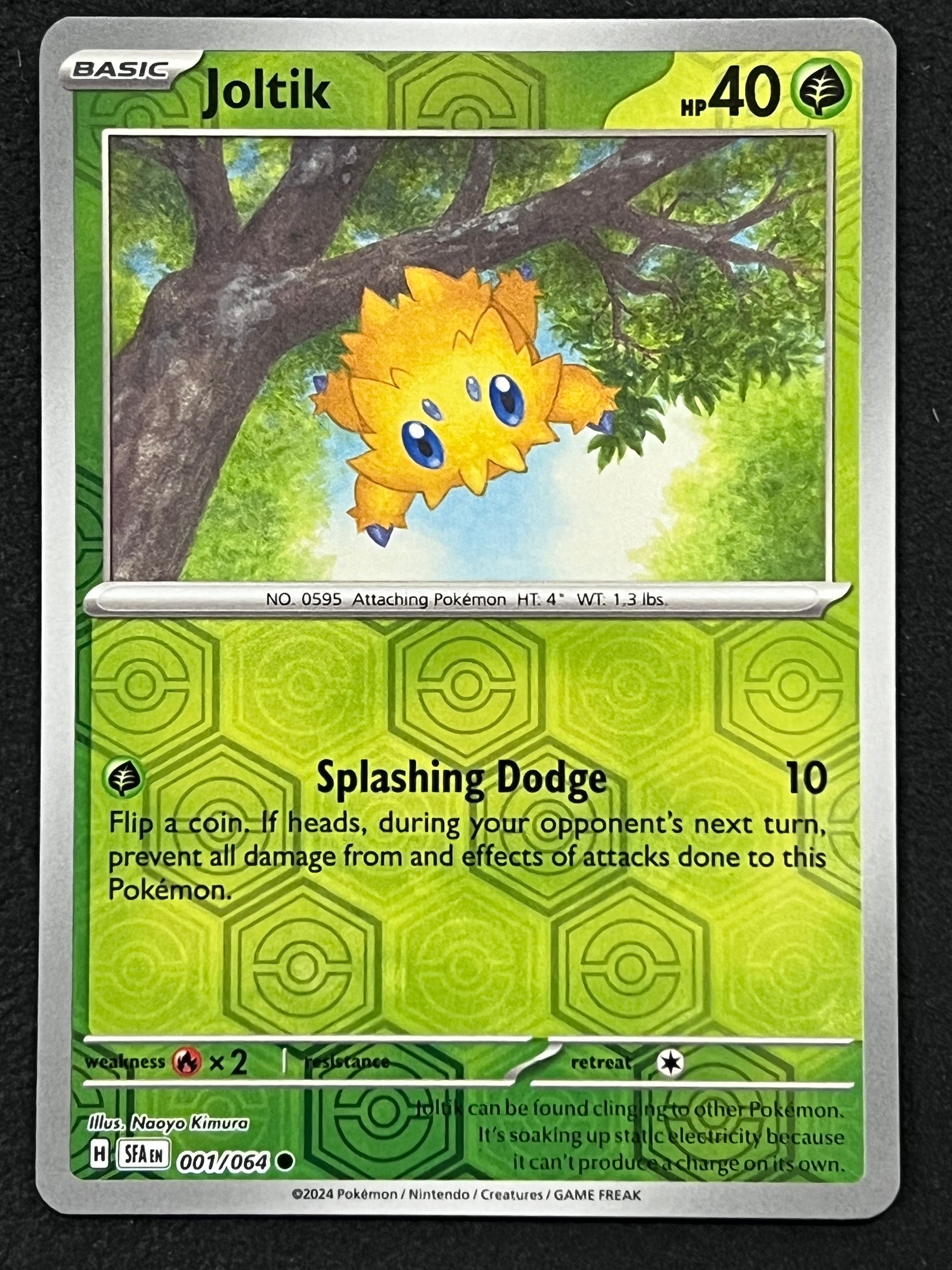 001/064 Joltik - Pokmon Shrouded Fable Common Reverse Jarvvos 001/064 Joltik - Pokmon Shrouded Fable Common Reverse Jarvvos