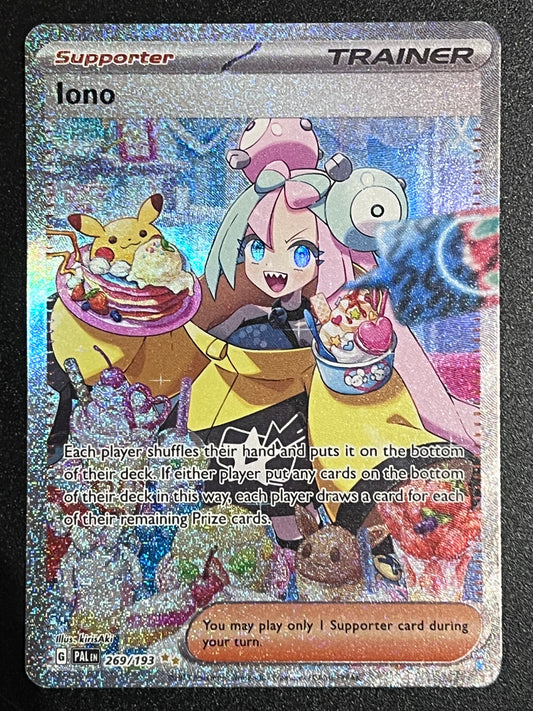 Iono - 269/193 Pokémon Paldea Evolved Special Illustration Rare Holo Trainer
