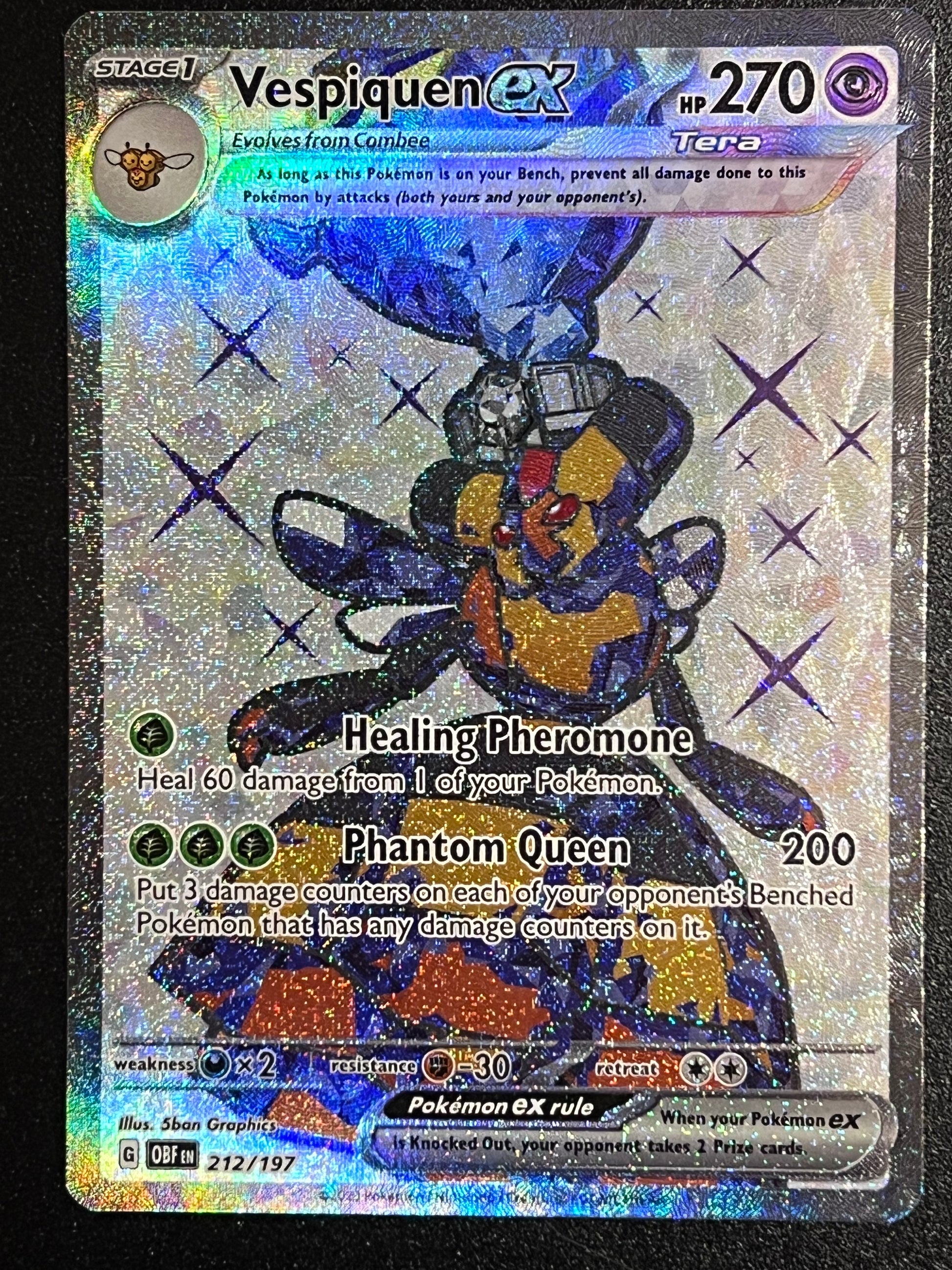 212/197 Vespiquen Ex - Pokmon Obsidian Flames Ultra Rare Jarvvos 212/197 Vespiquen Ex - Pokmon Obsidian Flames Ultra Rare Jarvvos