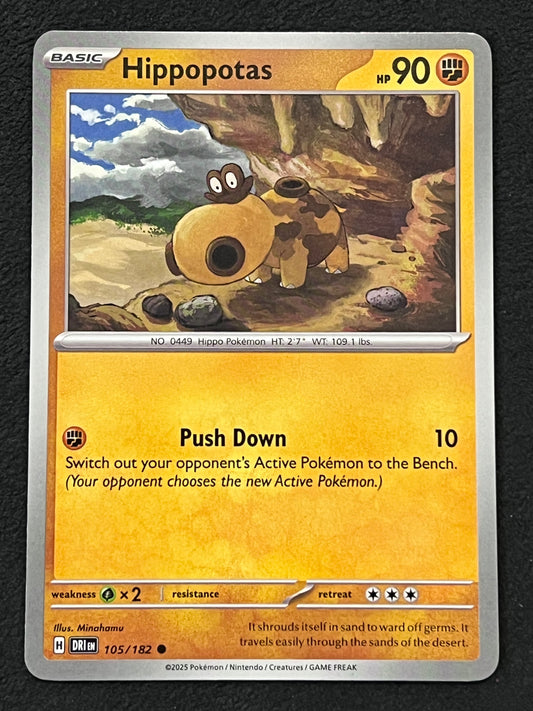 105/182 Hippopotas - Pokémon Destined Rivals Common