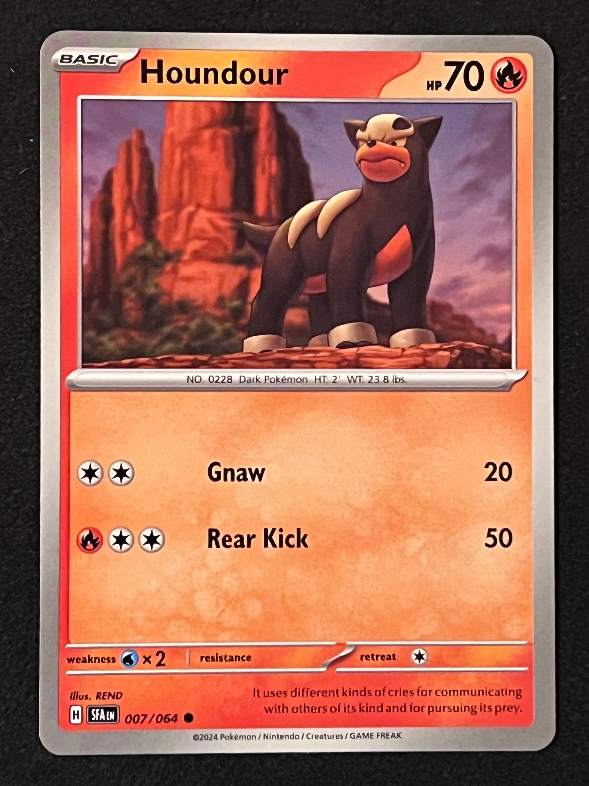 007/064 Houndour - Pokmon Shrouded Fable Common Jarvvos 007/064 Houndour - Pokmon Shrouded Fable Common Jarvvos