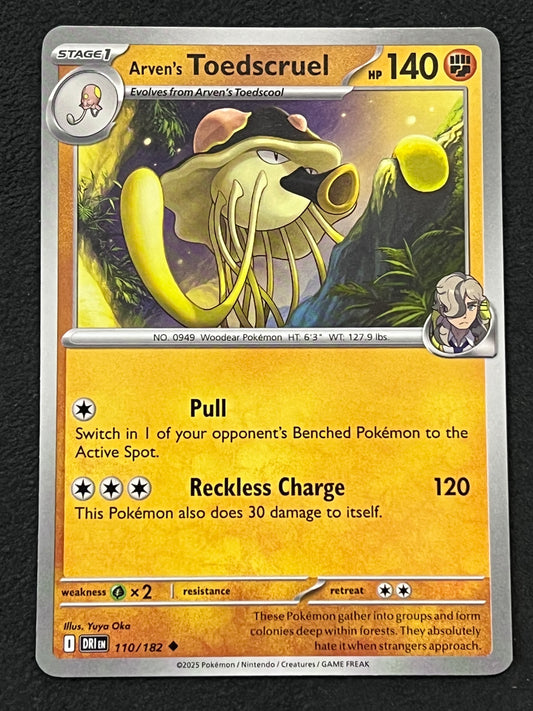 110/182 Arven’s Toedscruel - Pokémon Destined Rivals Uncommon