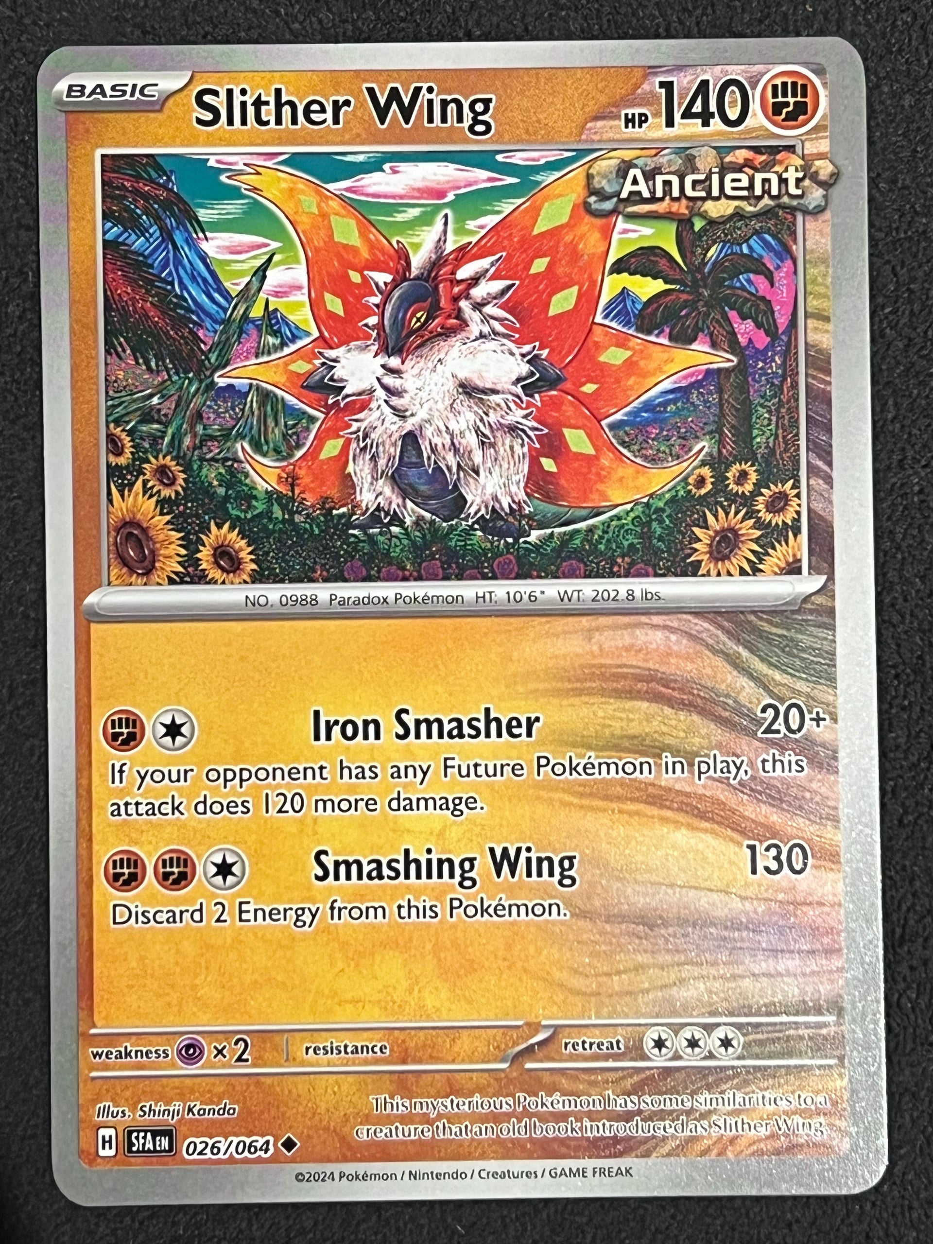 slither wing pokemon card value Slither Wing Illustration Rare Paradox Rift 203/182,NM Pokemon Card