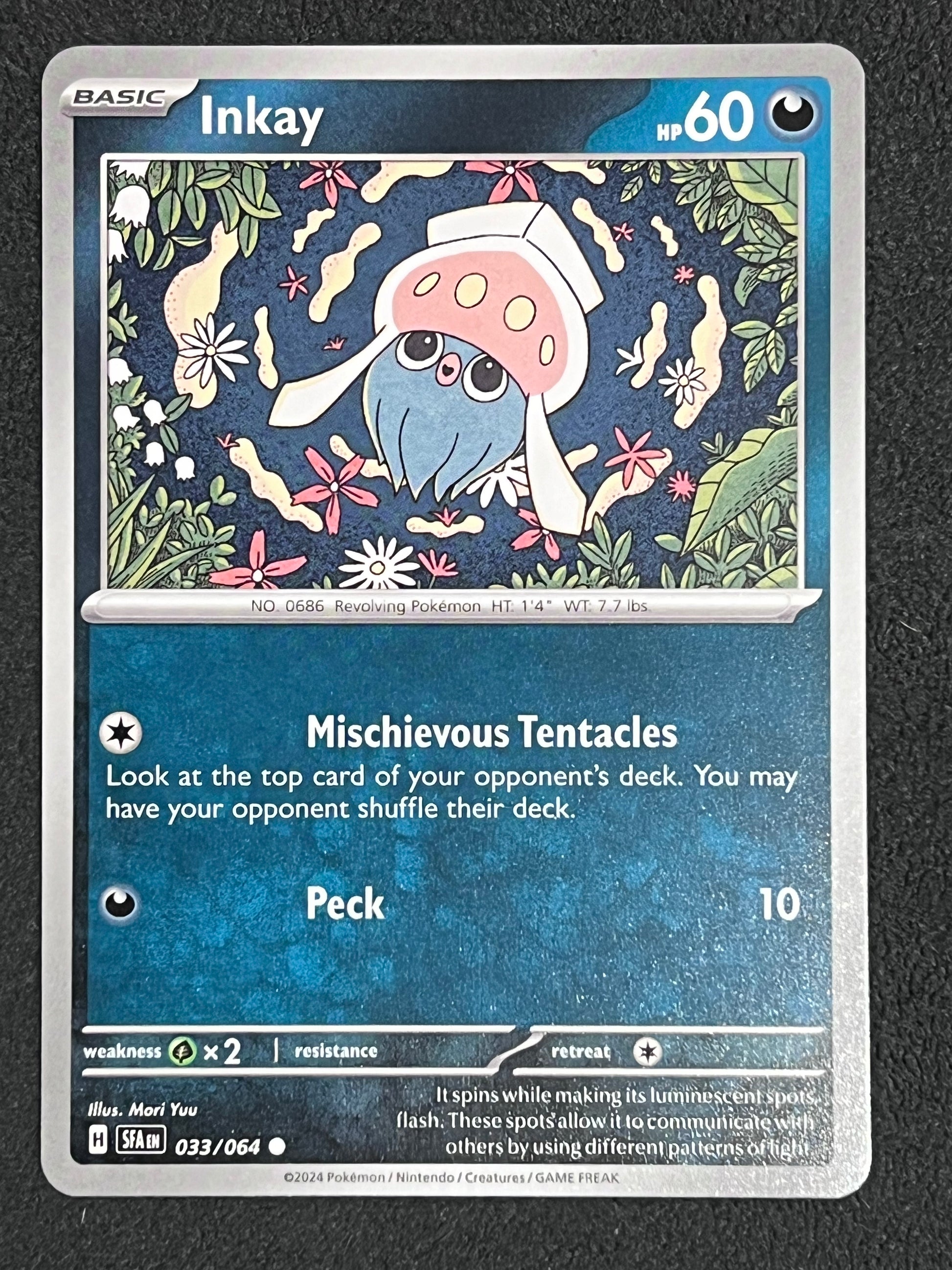 pokemon inkay card 033/064 Inkay