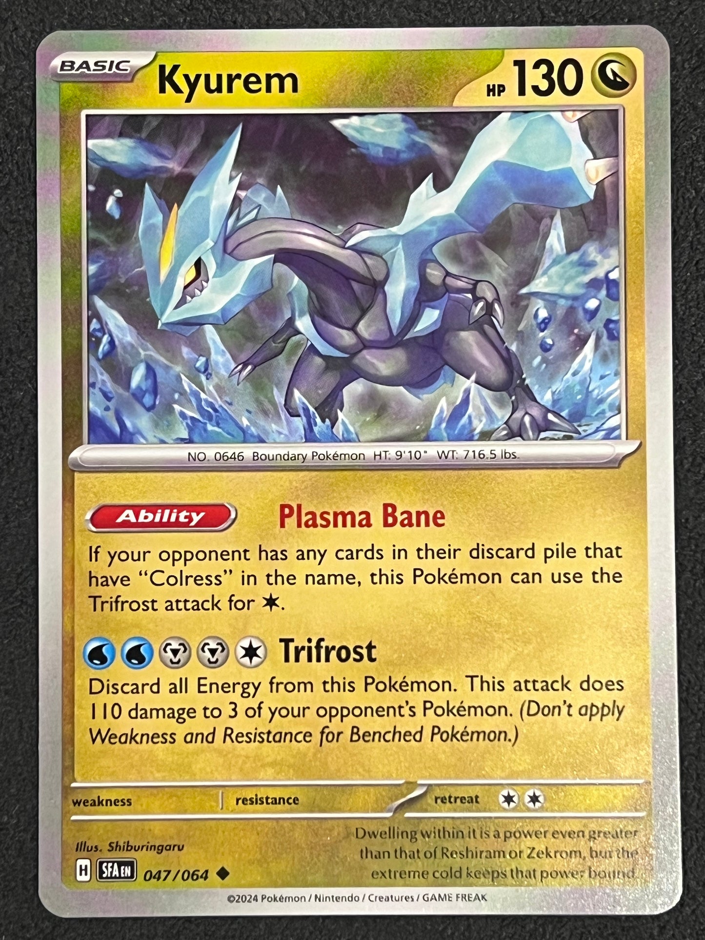 047/064 Kyurem - Pokémon Shrouded Fable Uncommon