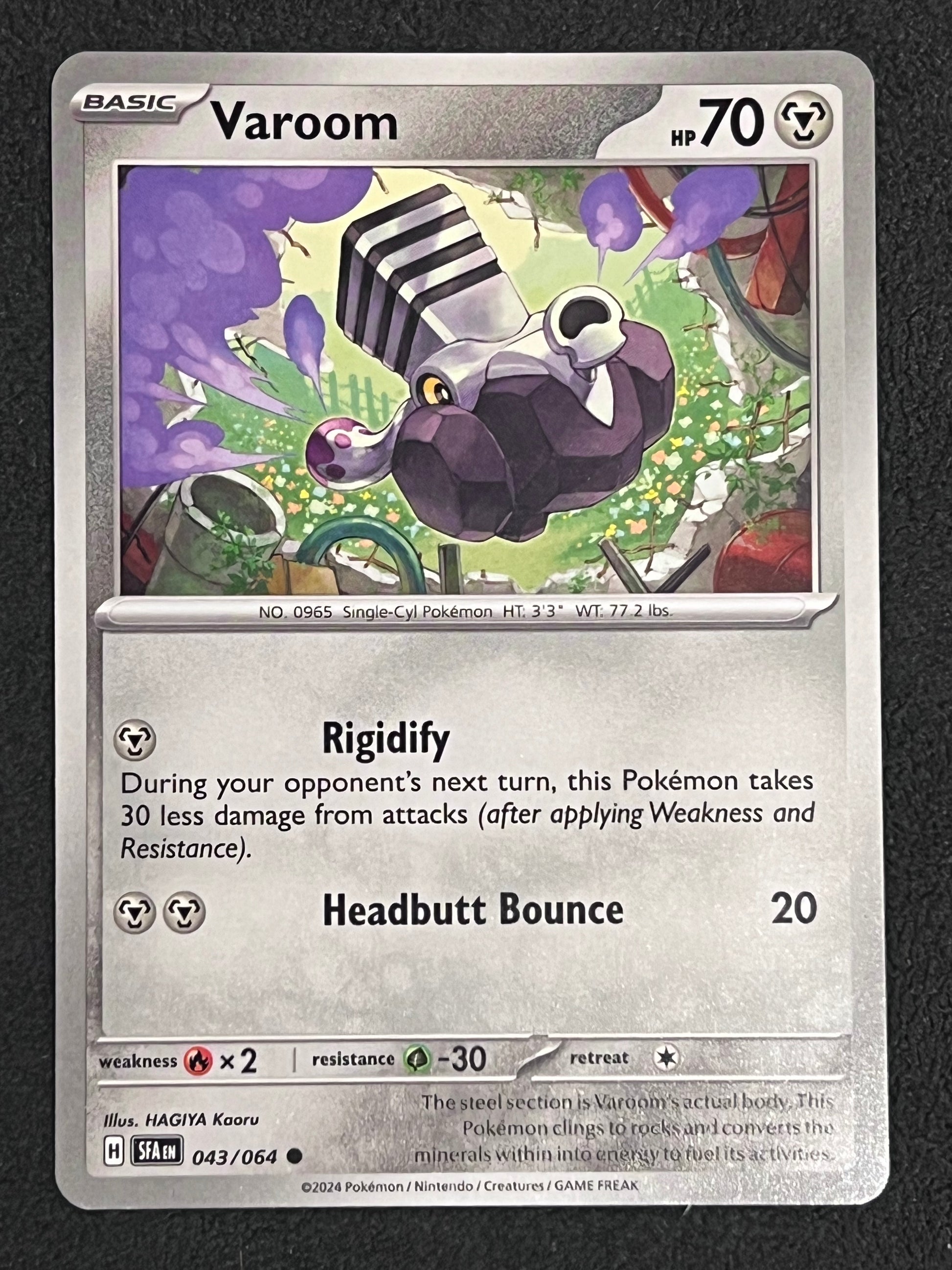 043/064 Varoom - Pokmon Shrouded Fable Common Jarvvos 043/064 Varoom - Pokmon Shrouded Fable Common Jarvvos