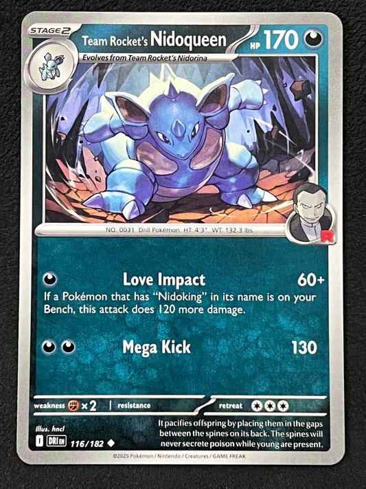 116/182 Team Rocket’s Nidoqueen - Pokémon Destined Rivals Uncommon