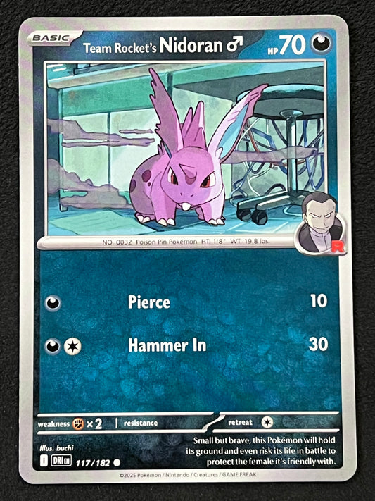 117/182 Team Rocket’s Nidoran - Pokémon Destined Rivals Common