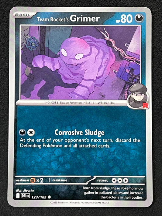 123/182 Team Rocket’s Grimer - Pokémon Destined Rivals Common