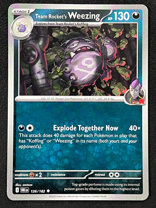 126/182 Team Rocket’s Weezing - Pokémon Destined Rivals Uncommon