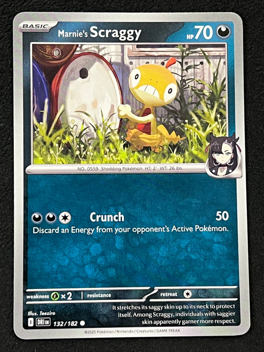 132/182 Marnie’s Scraggy - Pokémon Destined Rivals Common