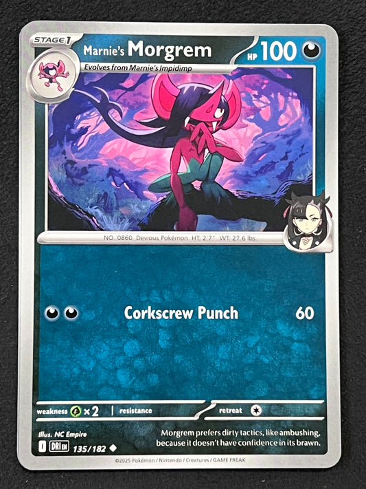 135/182 Marnie’s Morgrem - Pokémon Destined Rivals Uncommon