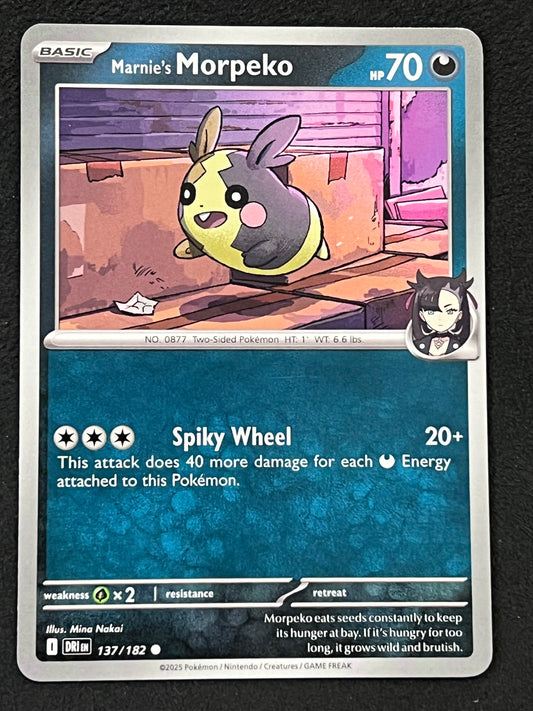 137/182 Marnie’s Morpeko - Pokémon Destined Rivals Common