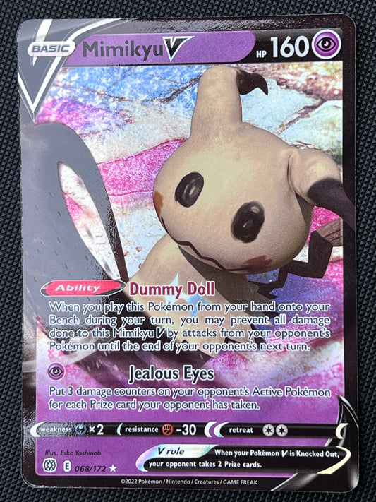 068/172 Mimikyu V - Pokémon Brilliant Stars Ultra Rare