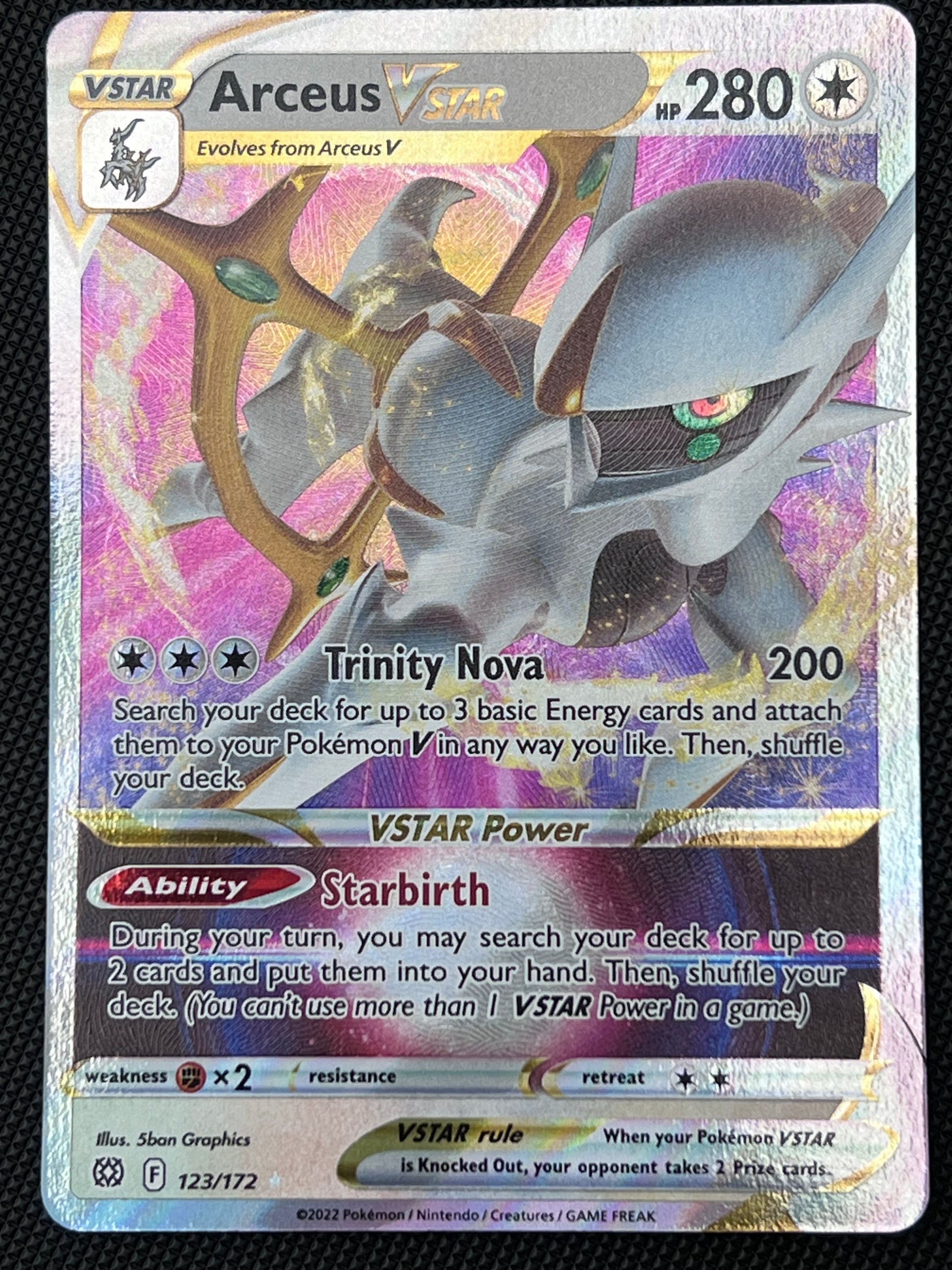 123/172 Arceus VStar - Pokmon Brilliant Stars Ultra Rare Jarvvos 123/172 Arceus VStar - Pokmon Brilliant Stars Ultra Rare Jarvvos