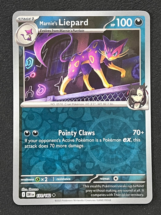 131/182 Marnie’s Liepard - Pokémon Destined Rivals Uncommon Reverse