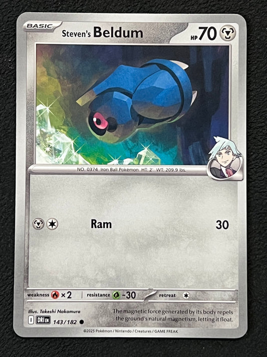 143/182 Steven’s Beldum - Pokémon Destined Rivals Common