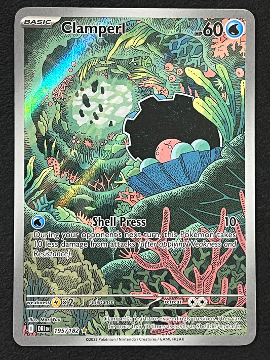 195/182 Clamperl - Pokémon Destined Rivals Illustration Rare