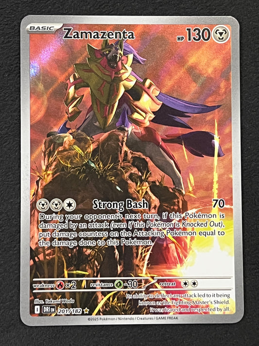 201/182 Zamazenta - Pokémon Destined Rivals Illustration Rare