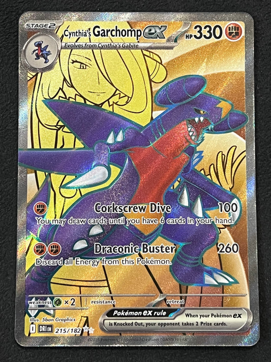 215/182 Cynthia’s Garchomp Ex - Pokémon Destined Rivals Ultra Rare