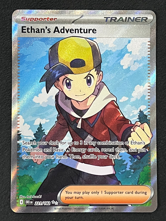 221/182 Ethan’s Adventure - Pokémon Destined Rivals Ultra Rare