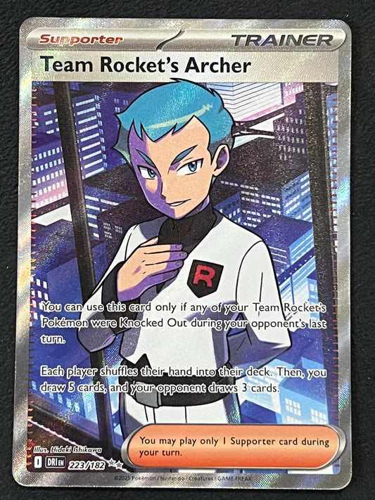 223/182 Team Rocket’s Archer - Pokémon Destined Rivals Ultra Rare