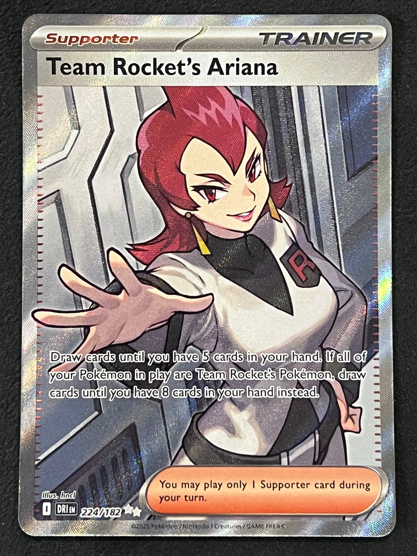 224/182 Team Rocket’s Ariana - Pokémon Destined Rivals Ultra Rare