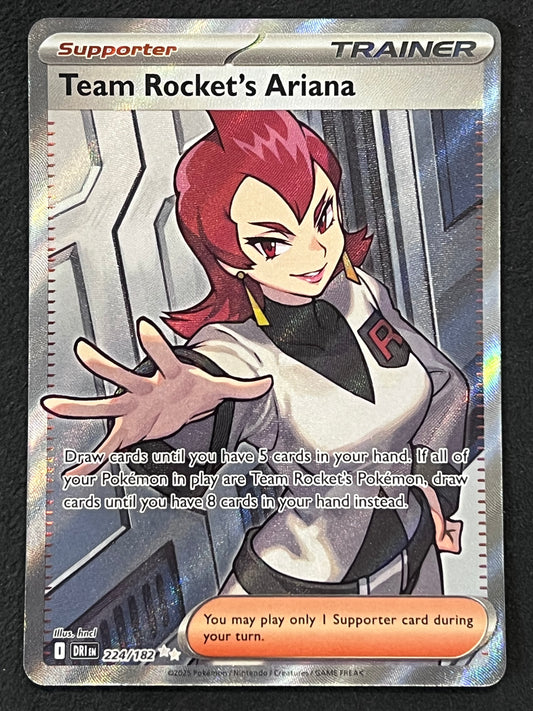 224/182 Team Rocket’s Ariana - Pokémon Destined Rivals Ultra Rare