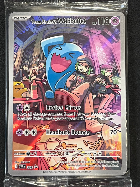 SVP203 Team Rocket’s Wobbuffet (SEALED) - Black Star Promo