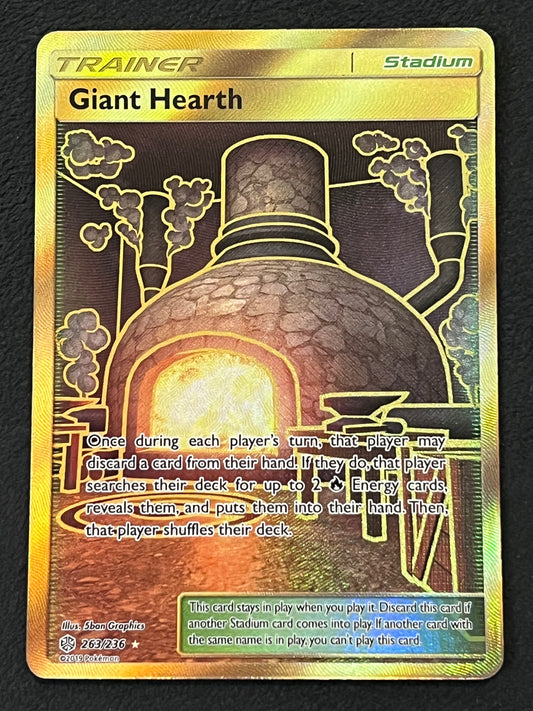 263/236 Giant Hearth - Pokémon Cosmic Eclipse Gold Secret Rare