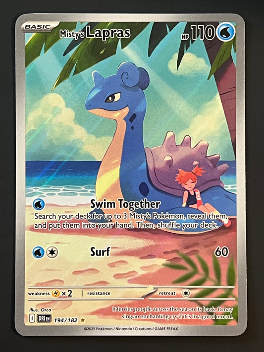 194/182 Misty’s Lapras - Pokémon Destined Rivals Illustration Rare